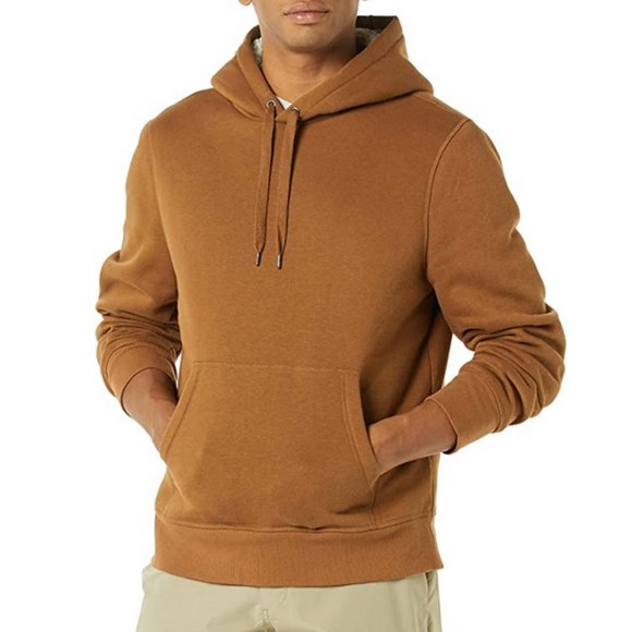 Amazon Essentials Other - Amazon Essentials Sherpa-Lined Hoodie Sweatshirt in Toffee Brown Size XL NWT
